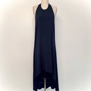 OAK NYC Black High Low Maxi Tank Dress